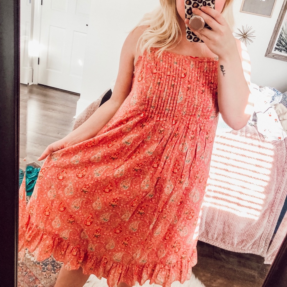 Printed Midi Dress